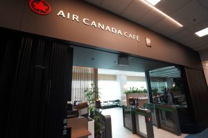 Inside the New Air Canada Café Vancouver (Gate C46)
